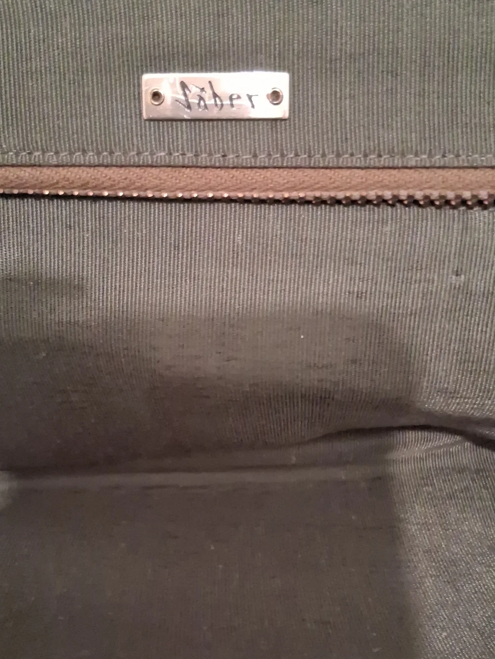 Vintage Chocolate Brown Faux Suede Kiss Lock Frame Purse by Saber 9.5x6.5